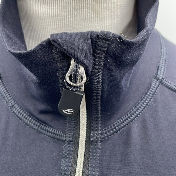 Danskin Gray Yoga Leggings & Graced by Grit Black Zip Up Work Out Top 2 PC SZ SM - Picture 5 of 15